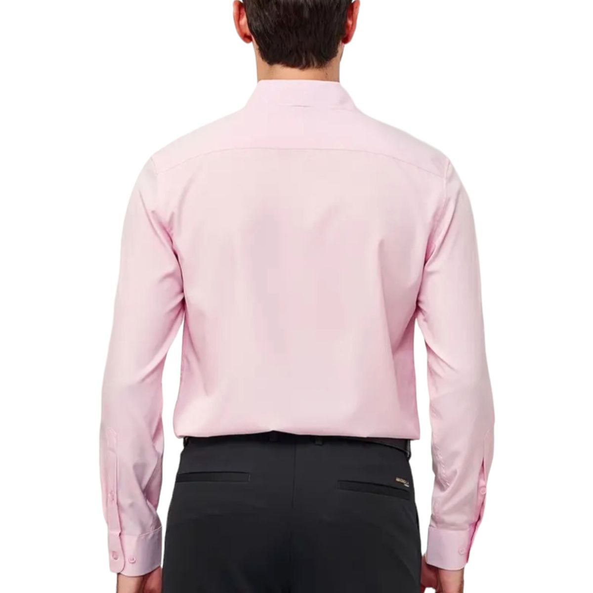 GENERICO - Camisa De Vestir Manga Larga Algodón Hombre