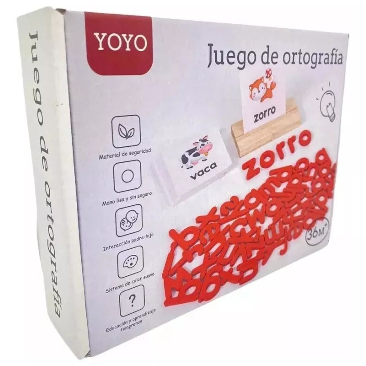 GENERICO - Juego Didáctico Infantil De Ortografía Juegos Sensoriales