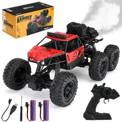 LUKOVEE - Carro Control Remoto Escalada Juguetes Para Niños + 2 Pilas
