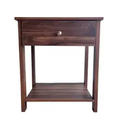 SPACE HOME - Mesa auxiliar Brand color madera oscuro