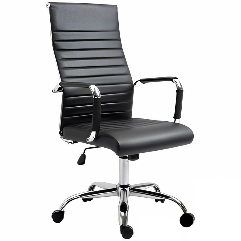 SPACE HOME - silla de oficina Elements Black Gerencia Alcolchada Ergonomica