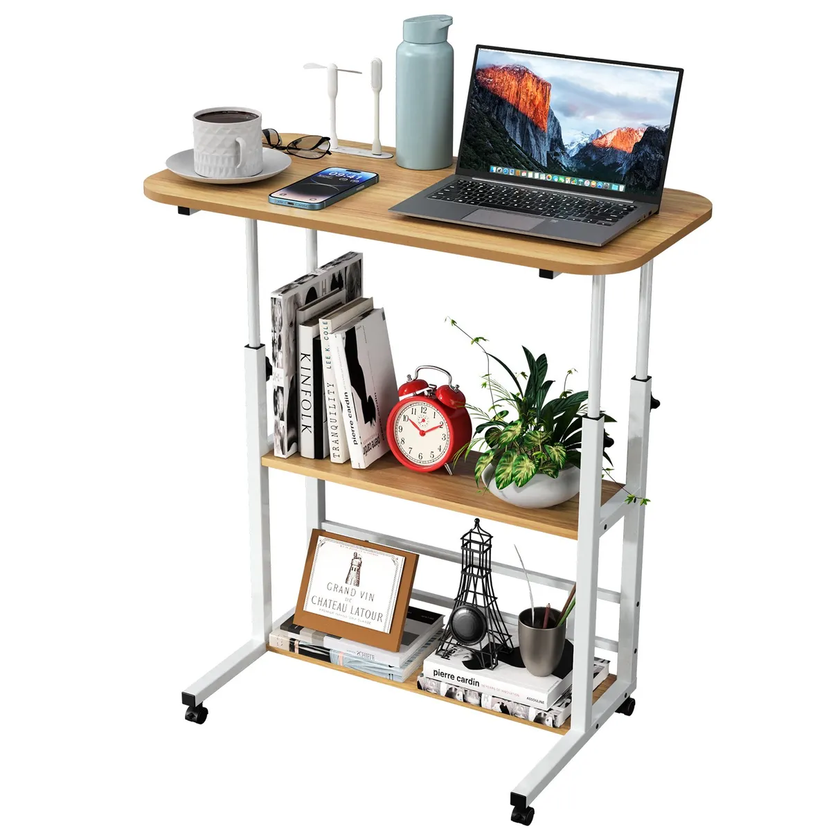 YAYKO - Escritorio y estantería en una mesa multifuncional