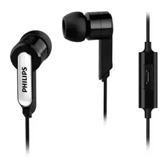 PHILIPS - Audifonos Alambricos Manos Libres Jack 35mm Negro SHE1405BK.