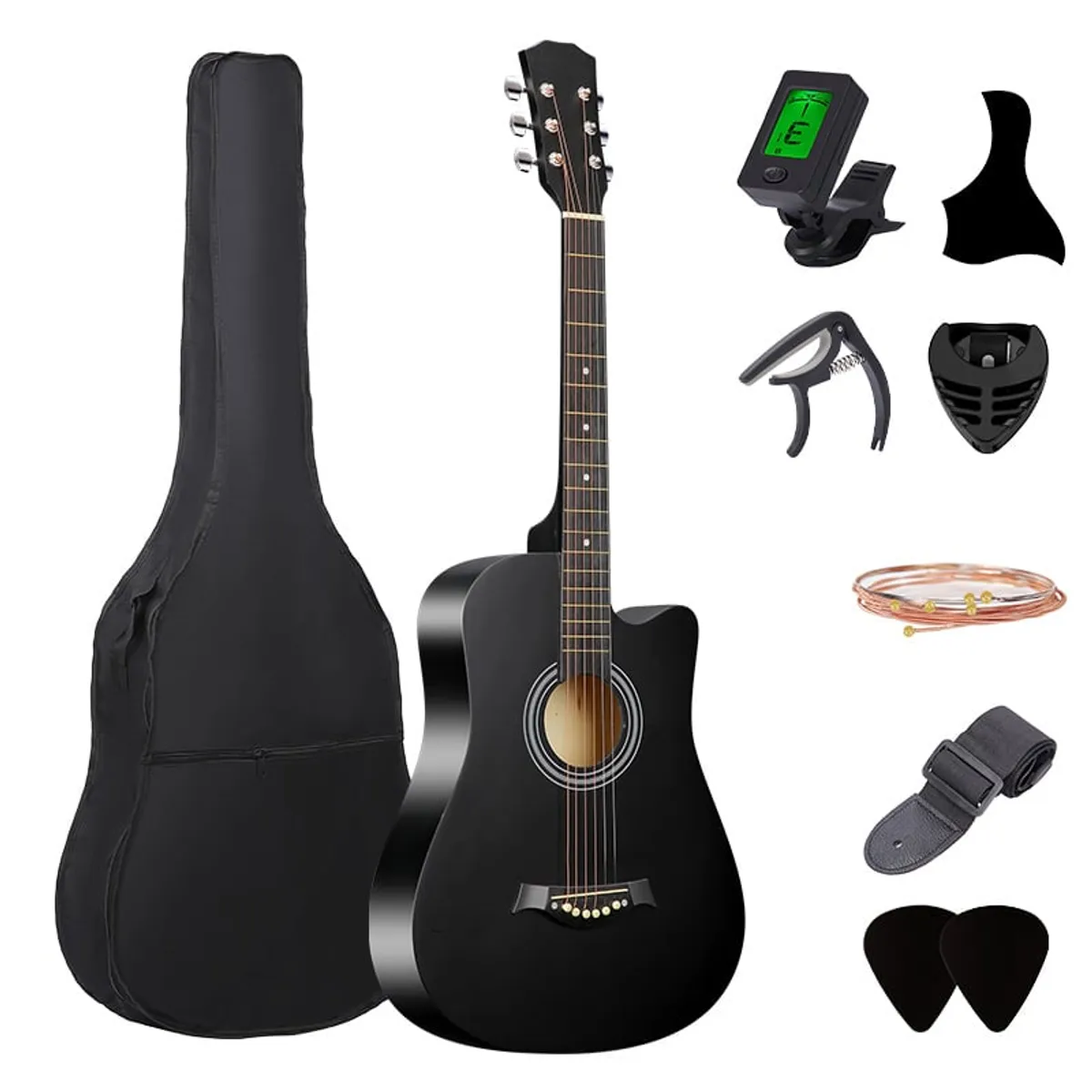 BLUEDREAMER - Set Guitarra Clásica 38 Redburst