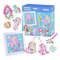 LUKOVEE - Kit De Pintura Diamantes 5d Diy Para Niños Con Marco