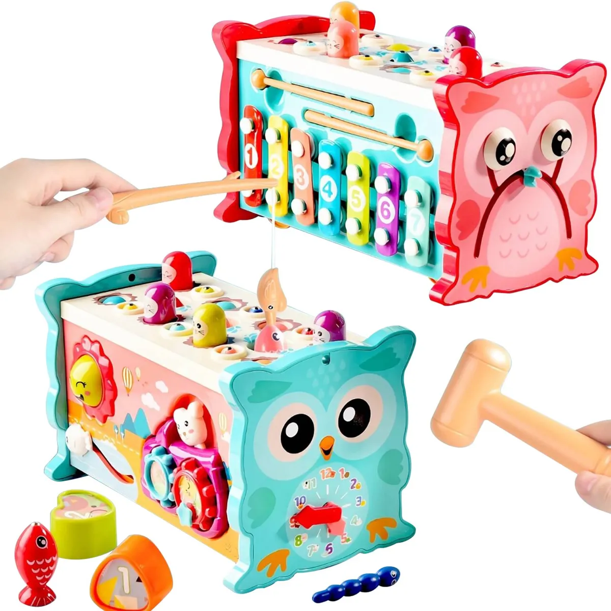 LUKOVEE - Juguetes Didáctico Para Niños Montessori Educativos 8 En 1