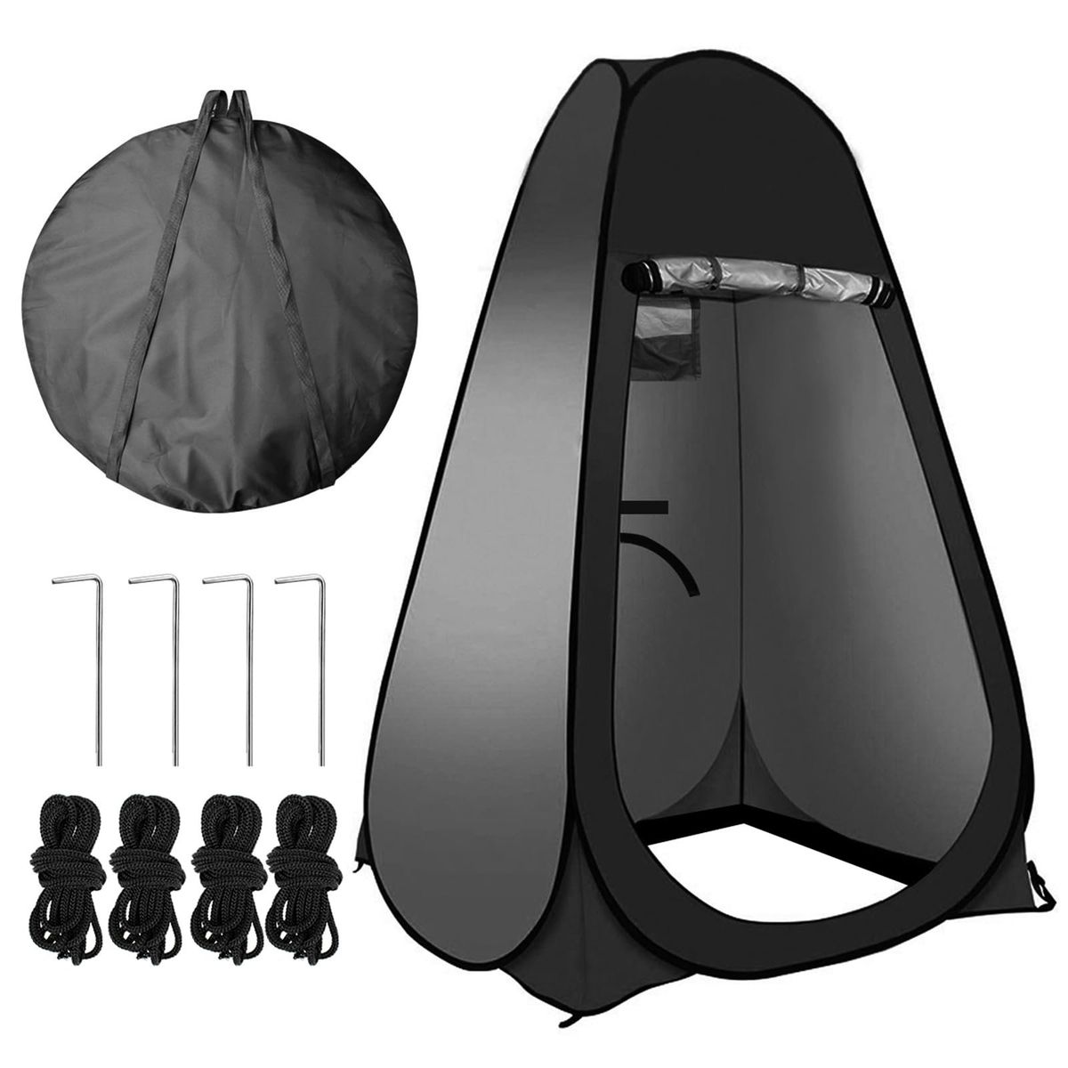 EVERSO - Carpa Caseta Ducha Baño Vestidor 190x120cm Pro/uv 3 Ventana