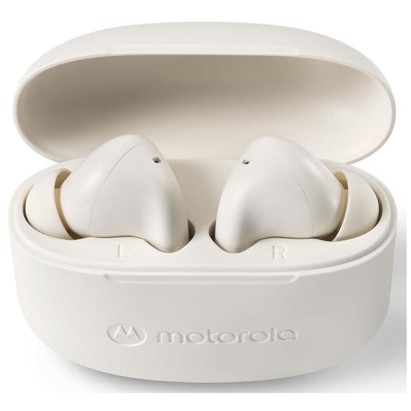 MOTOROLA - Audifonos Bluetooth TW IPX4 Recargables Moto Buds 065 Blanco