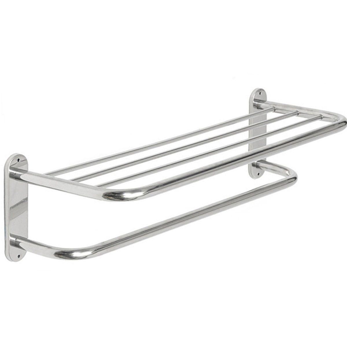 KUANGYE - Porta Toalla Repisa 60 Cm Al Muro Inoxidable