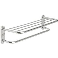 Porta Toalla Repisa 60 Cm Al Muro Inoxidable