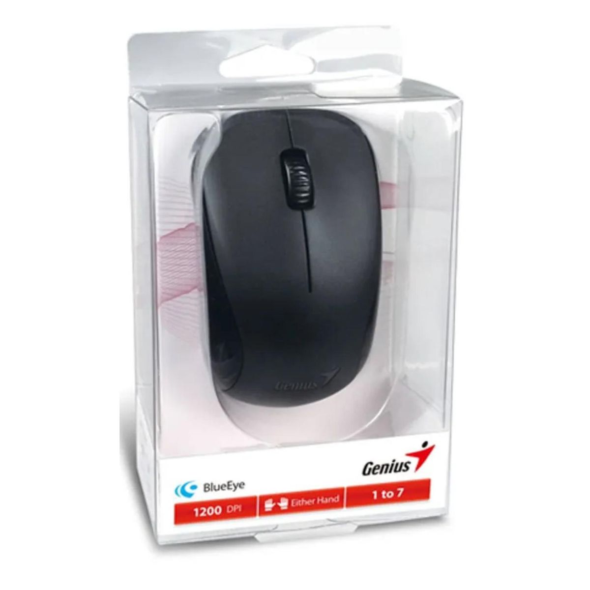 GENIUS - Mouse Inalambrico USB 3 Botones 1200DPI NX-7000 Genius
