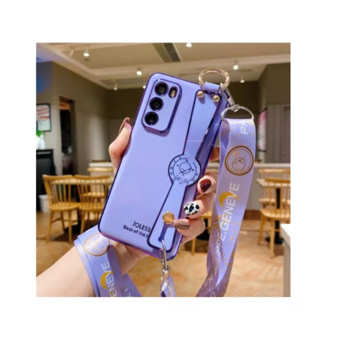 GENERICO - Funda Silicona Para Xiaomi Redmi Mi Note 10-LILA