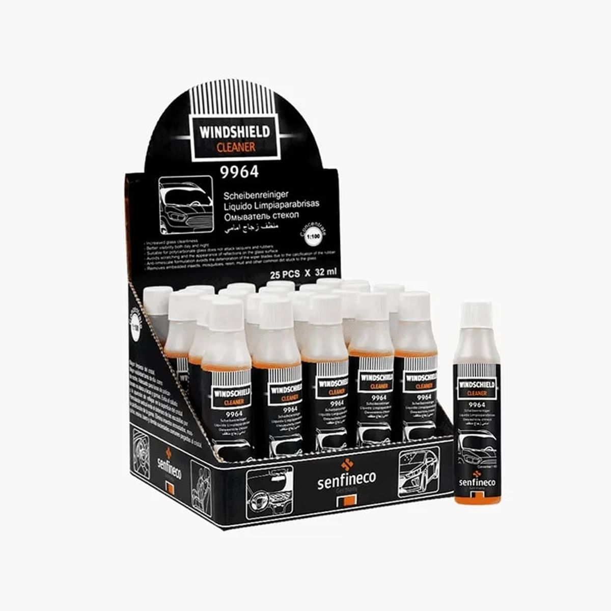 GENERICO - Aditivo Limpia Parabrisas Concentrado 32 Ml Senfineco