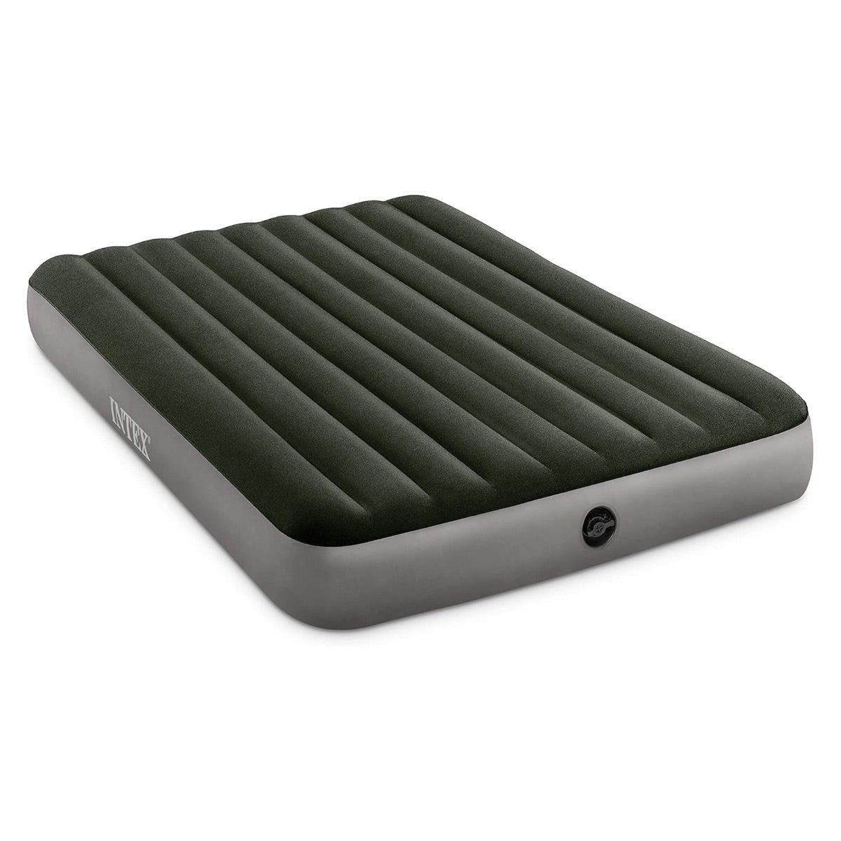 INTEX - Colchón Inflable con Inflador a Pilas INTEX 2 Plazas Prestige Downy