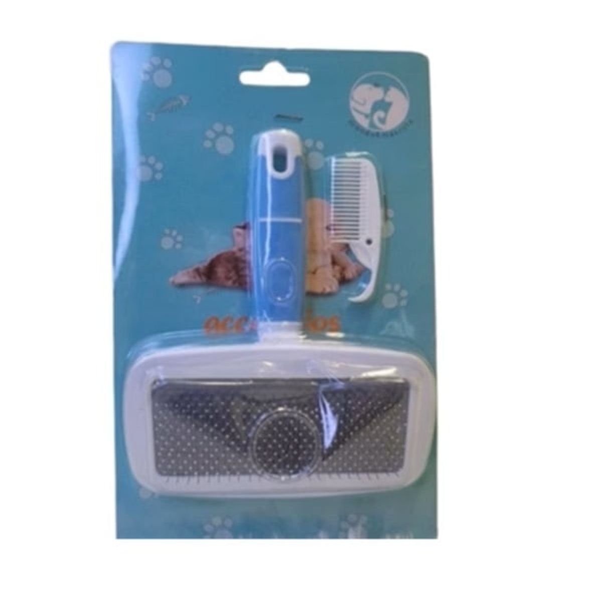 ANGELES DEL HOGAR - Cepillo Para Perros Peine Sacapelos Rastrillo Limpia