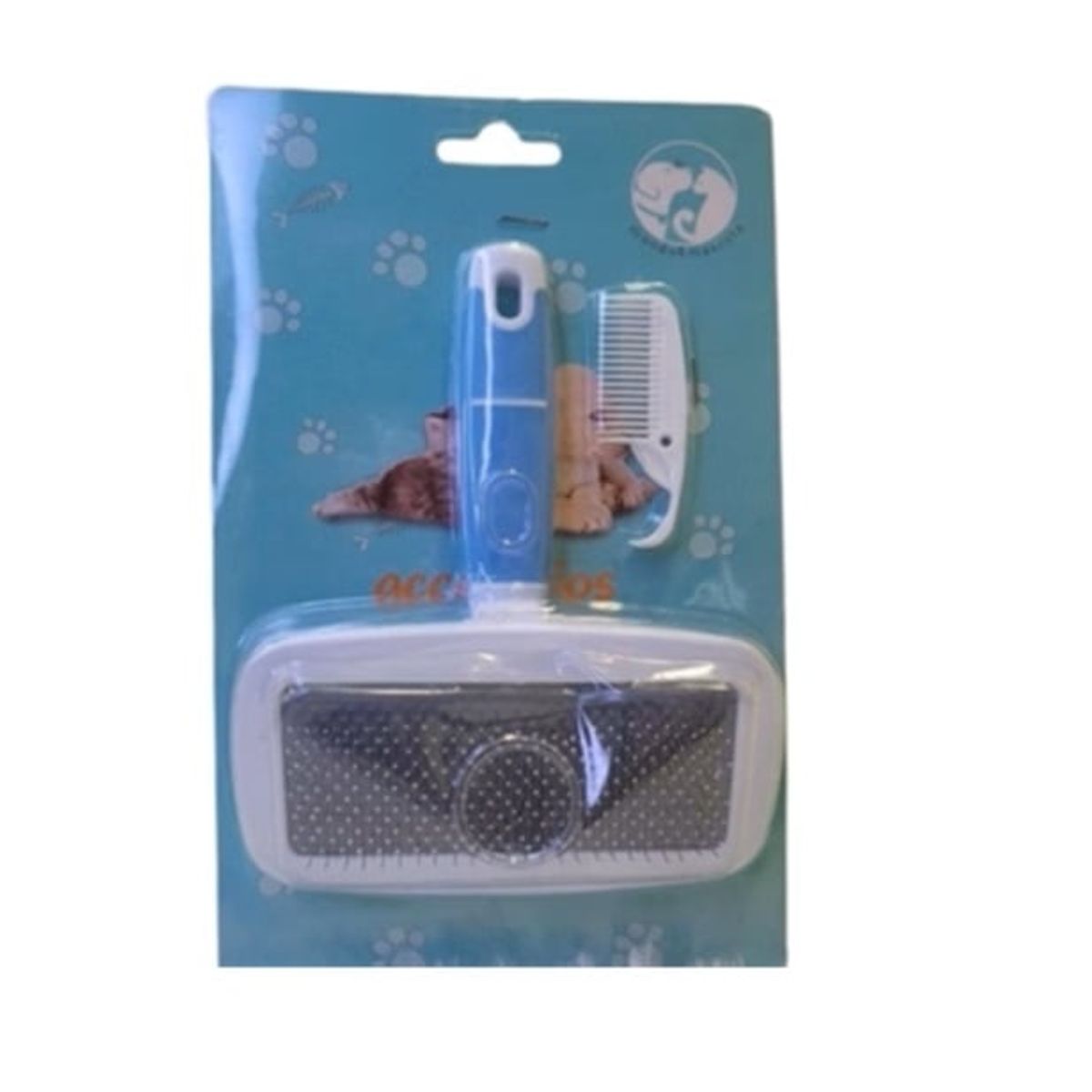 ANGELES DEL HOGAR - Cepillo Para Perros Peine Sacapelos Rastrillo Limpia