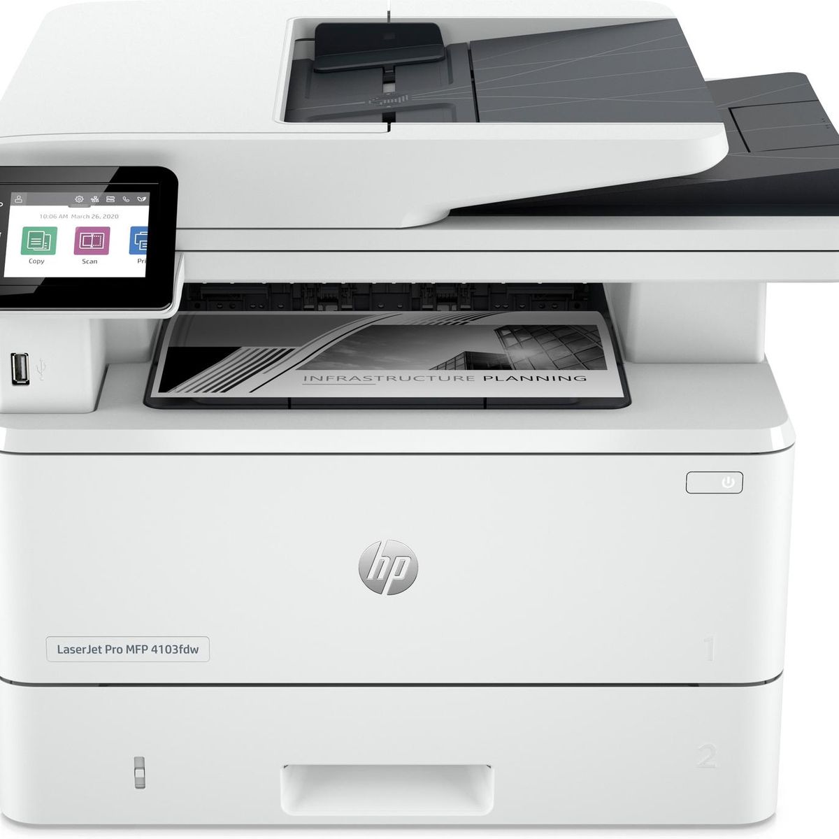 HP - Impresora Láser LaserJet Pro MFP 4103fdw Monocromática WiFi