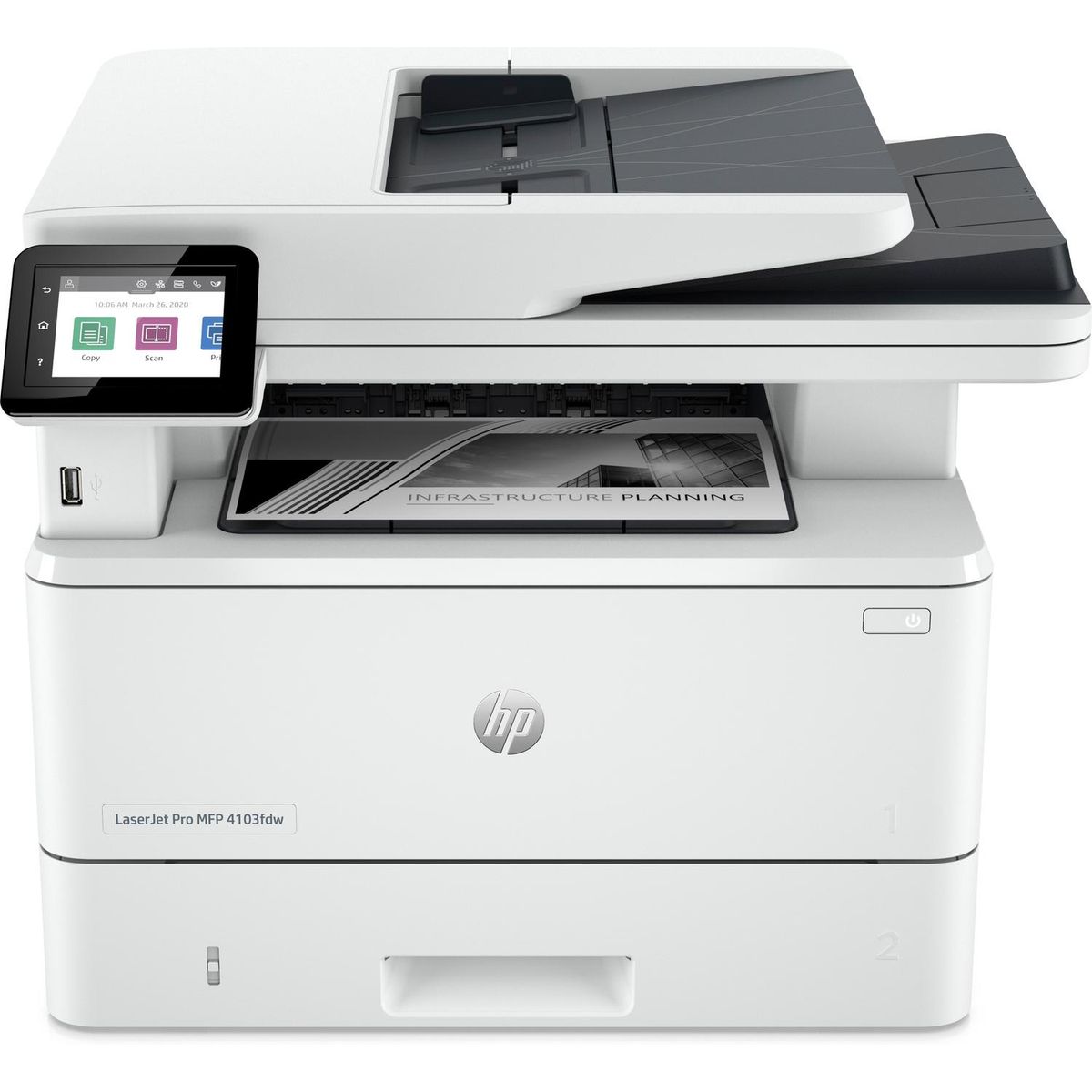HP - Impresora Láser LaserJet Pro MFP 4103fdw Monocromática WiFi