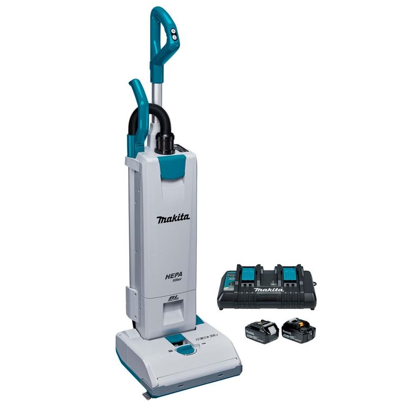 MAKITA - Aspiradora Vertical Inalámbrica 36V Filtro HEPA - Makita