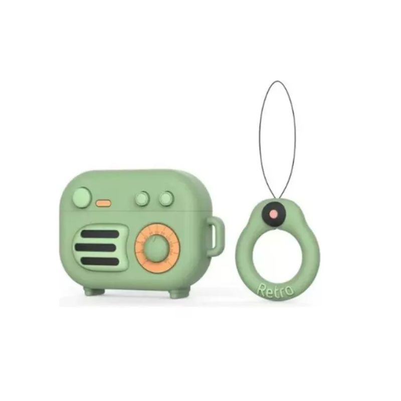 GENERICO - Funda De Silicona Animada Para AirPods 3-RETRO