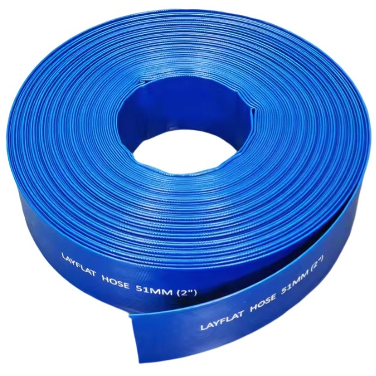 GENERICO - Manguera Plana 2 Pulgada 4 Bar X 100 Metros Layflat