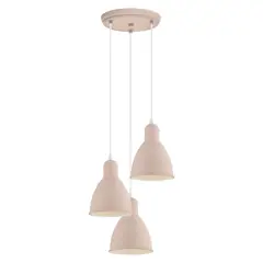 EGLO - Lámpara Colgante Cascada Priddy-P 3X60WwE27 Cod49084