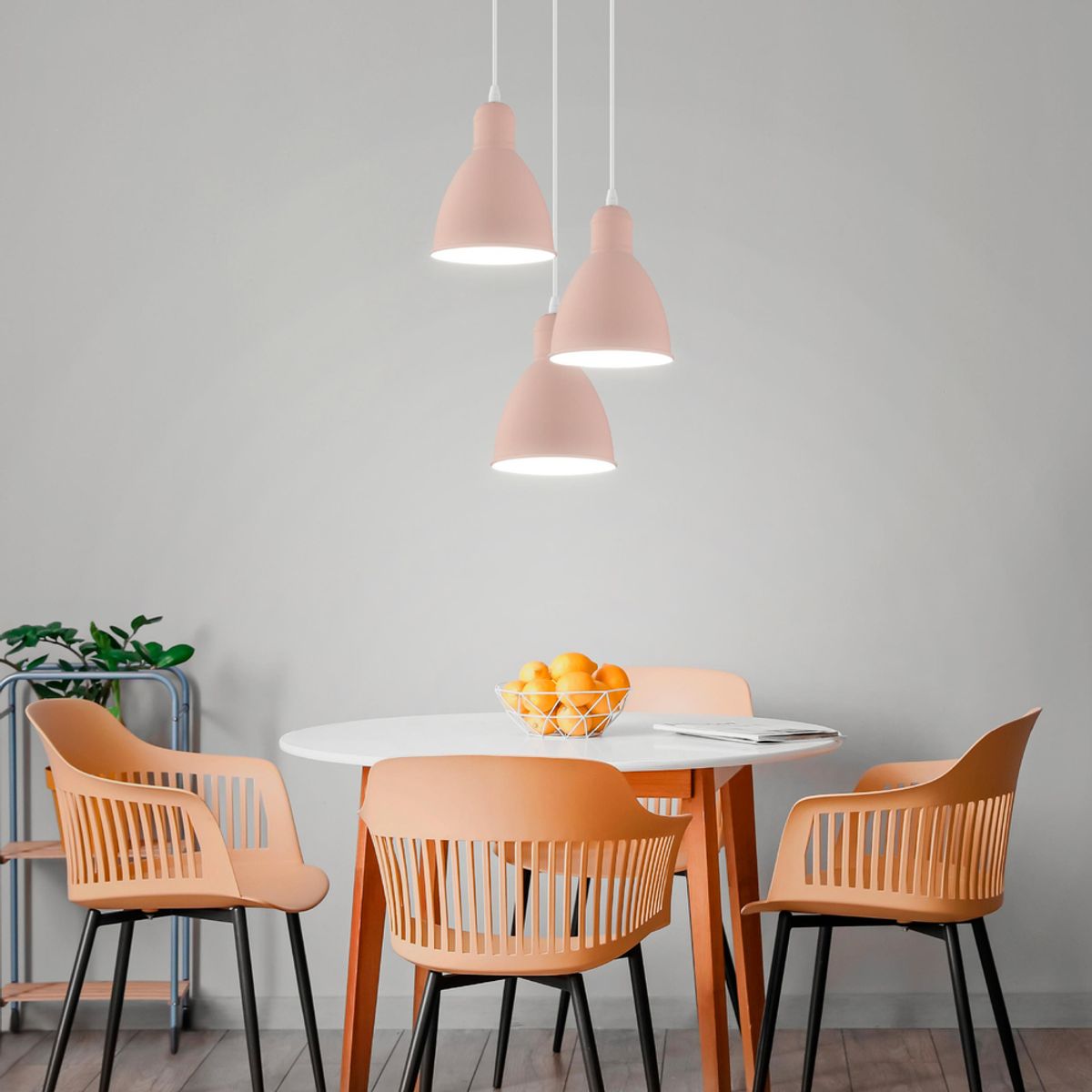 EGLO - Lámpara Colgante Cascada Priddy-P 3X60WwE27 Cod49084