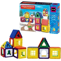 JUMP KIDS - Bloques Magnéticos 38 Piezas Juguete Didactico Niño Niña