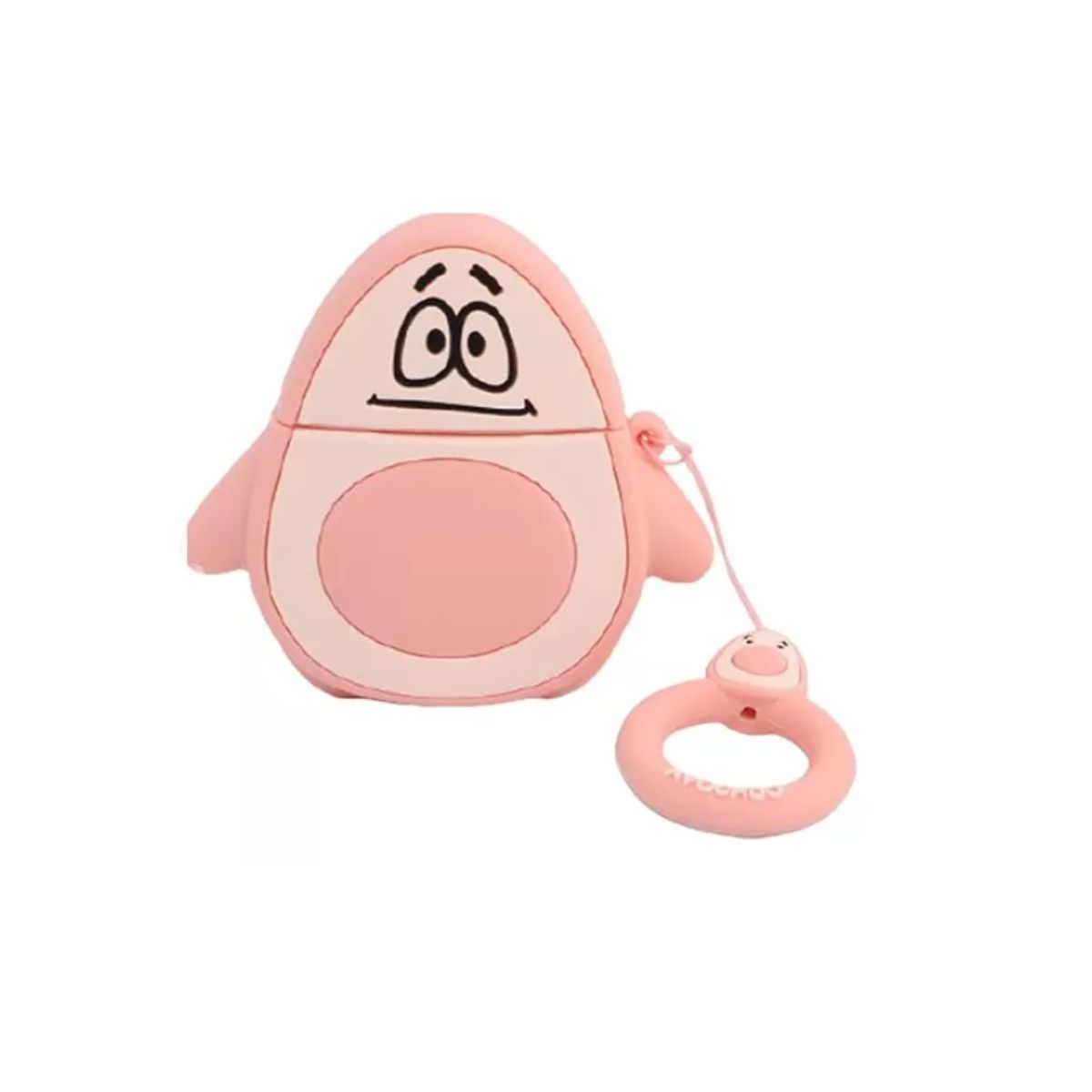 GENERICO - Funda De Silicona Animada Para AirPods 1 - 2-PALTA ROSA