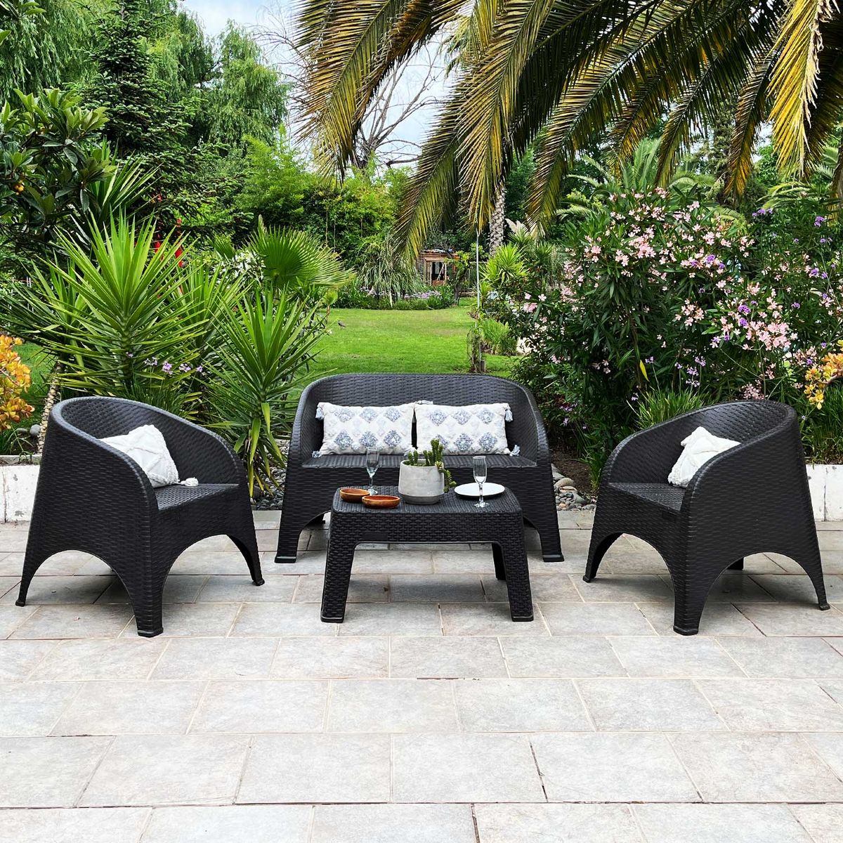 SANCHIA - Juego terraza Bai Familiar 4 Pers