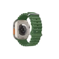 GENERICO - Correa Silicona Ocean Para Apple Iwatch Ultra Transpirable-VERDE OS