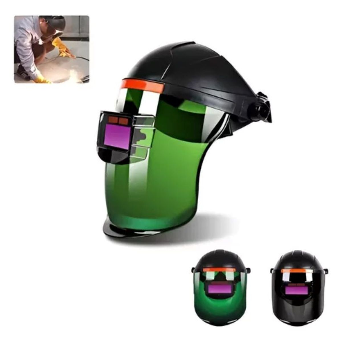 METALFER - Mascara Careta De Protección Para Soldador Fotosensible