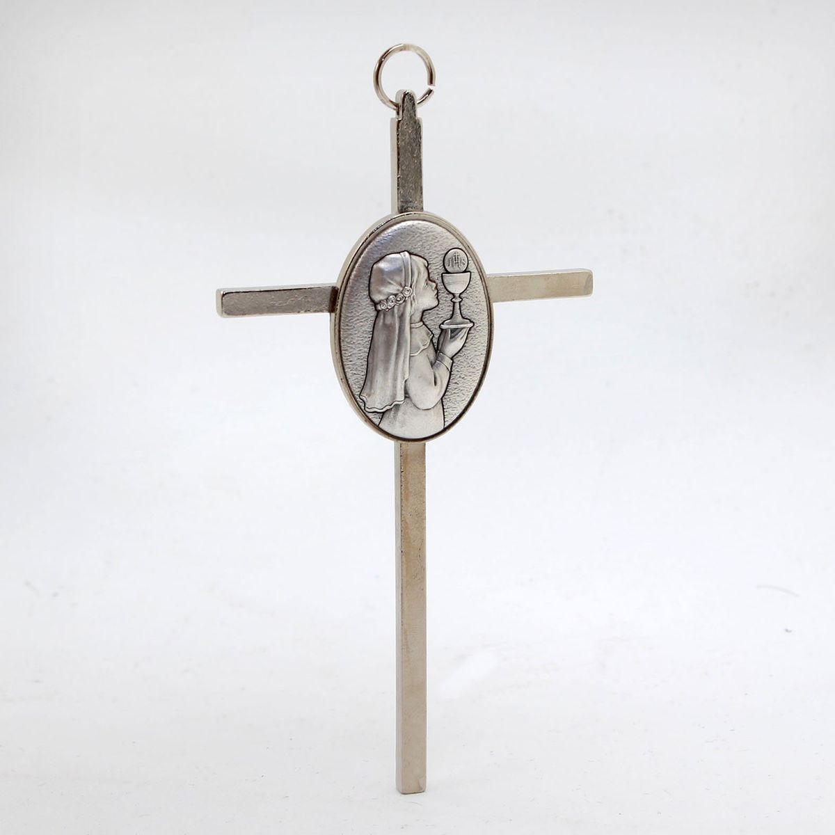 GENERICO - Crucifijo Italiano Niña Primera Comunion 11 cms