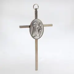 GENERICO - Crucifijo Italiano Niña Primera Comunion 11 cms