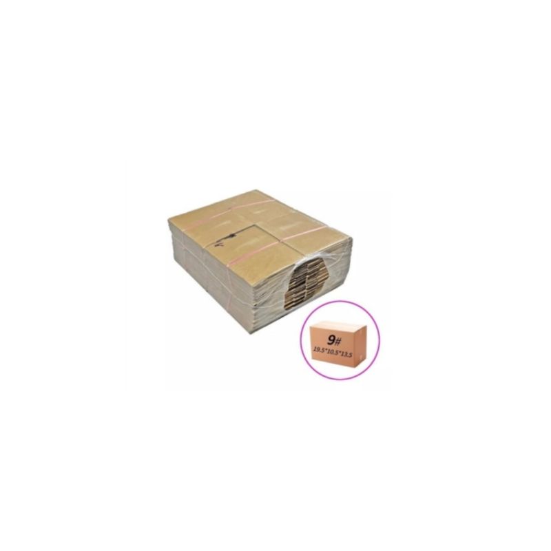 GENERICO - Paquete 200 Unidades De Cajas Cartón 19.5*10.5*13.5cm