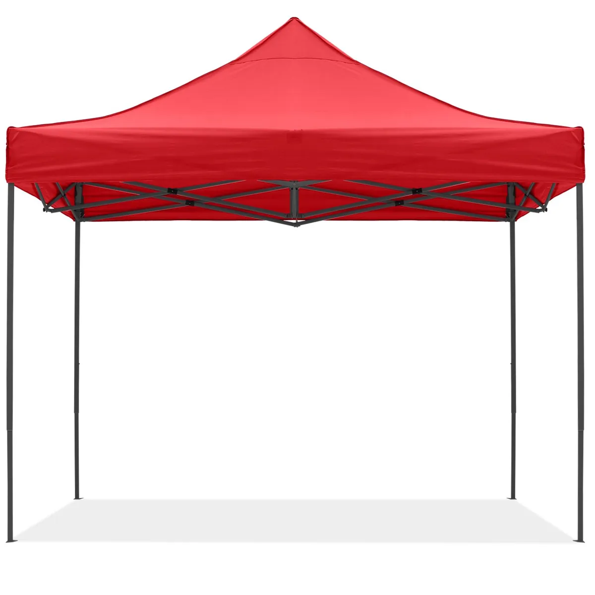 SOMBRATEC - Toldo Plegable 3x3 m rojo tipo araña.