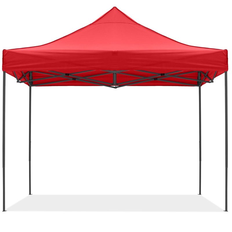 SOMBRATEC - Toldo Plegable 3x3 m rojo tipo araña