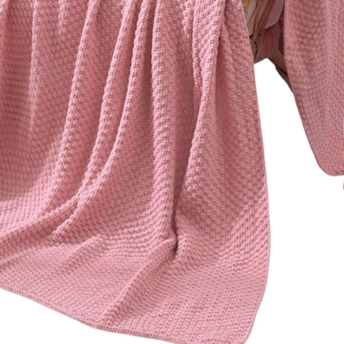 GENERICO - Manta Suave con Pompones Estilo y Comodidad D7