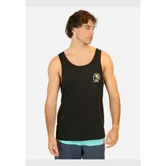 MAUI AND SONS - Polera SM Established Negro Hombre