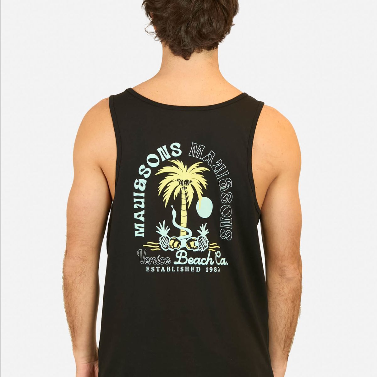 MAUI AND SONS - Polera SM Established Negro Hombre Maui And Sons