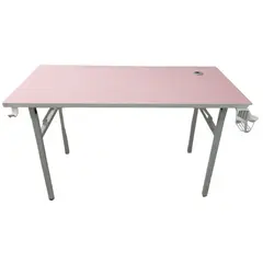 SM - Mesa Plegable Trabajos pesados Uso Industrial 130×60 CM Rosada