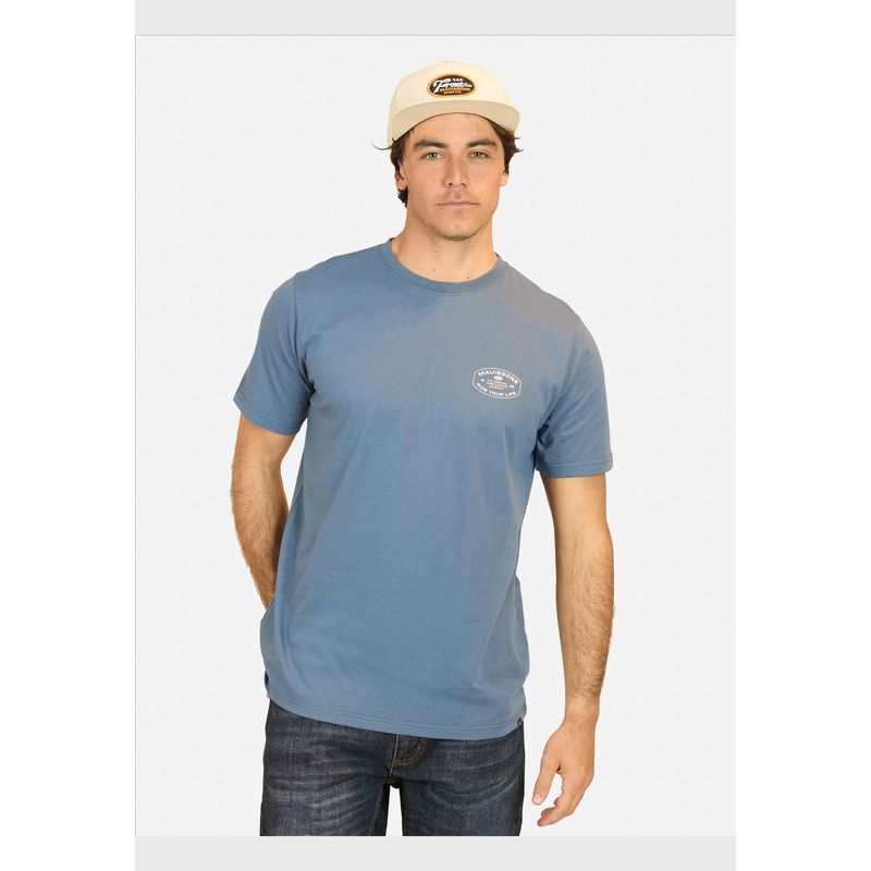 MAUI AND SONS - Polera MC Graffiti Grove Azul Hombre Maui And Sons