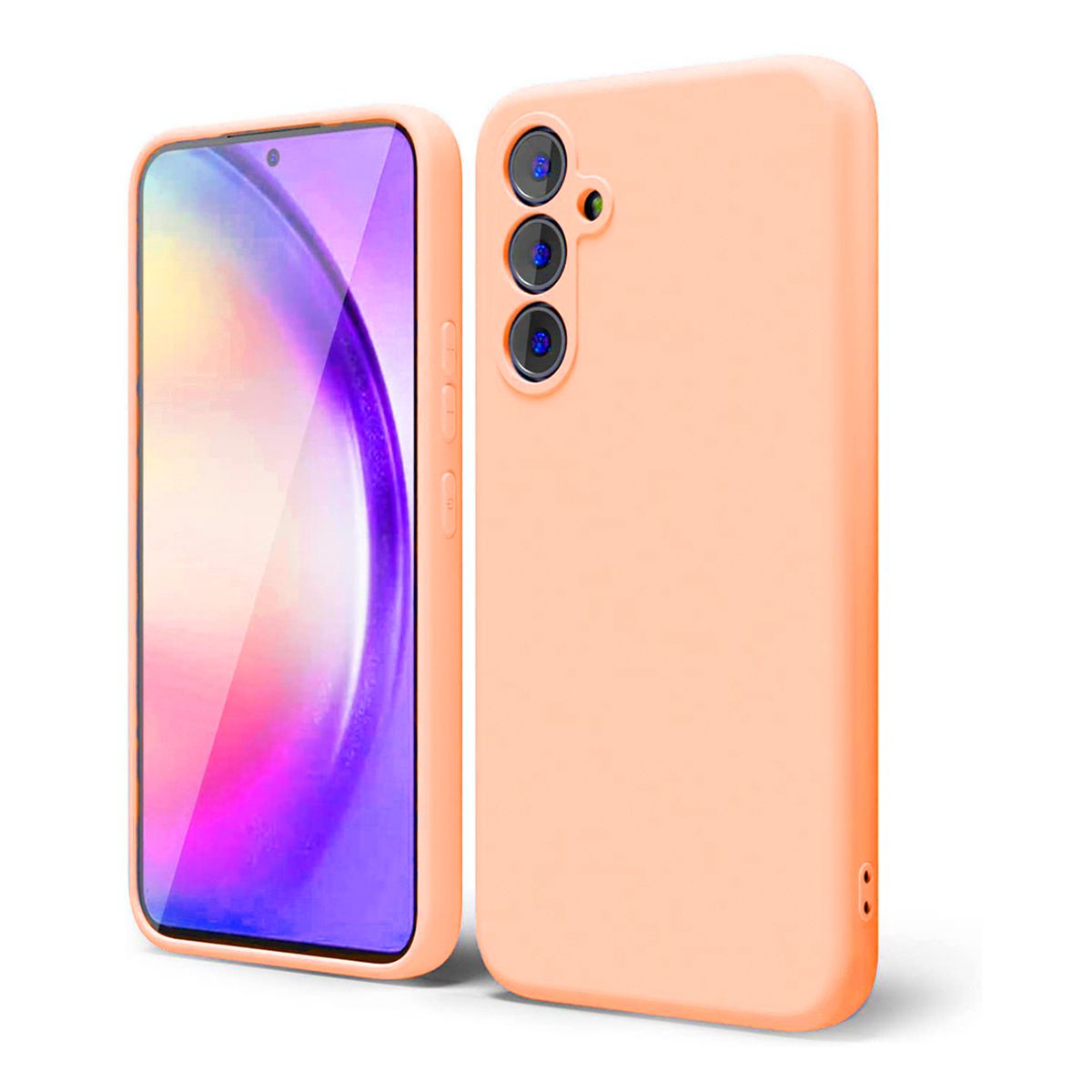 JOIGO - Carcasa Funda Para Samsung A34 Goma Coral