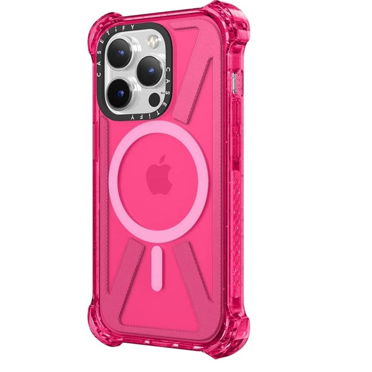 JOIGO - Carcasa Compatible Con Magsafe Para iPhone 14 Pro Fluor Fucsia