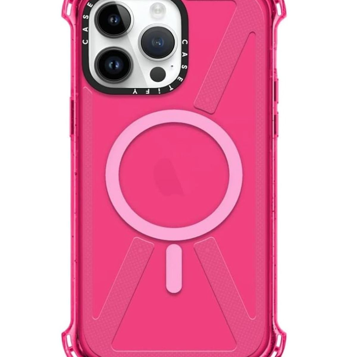 JOIGO - Carcasa Compatible Con Magsafe Para iPhone 14 Pro Fluor Fucsia