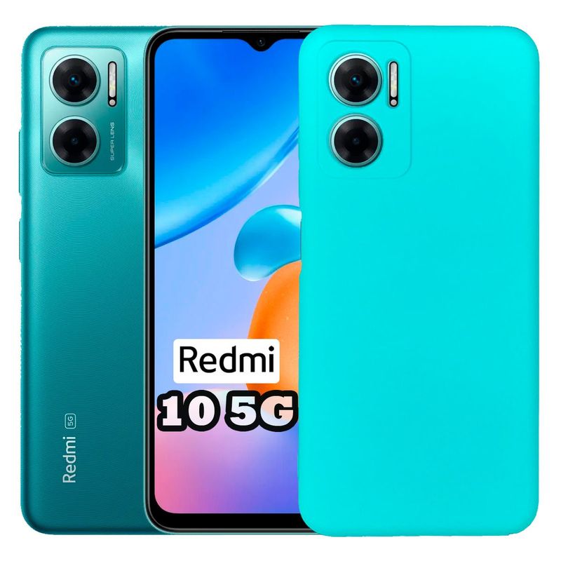 JOIGO - Carcasa Para Xiaomi Redmi 10 5G 2022 Turquesa