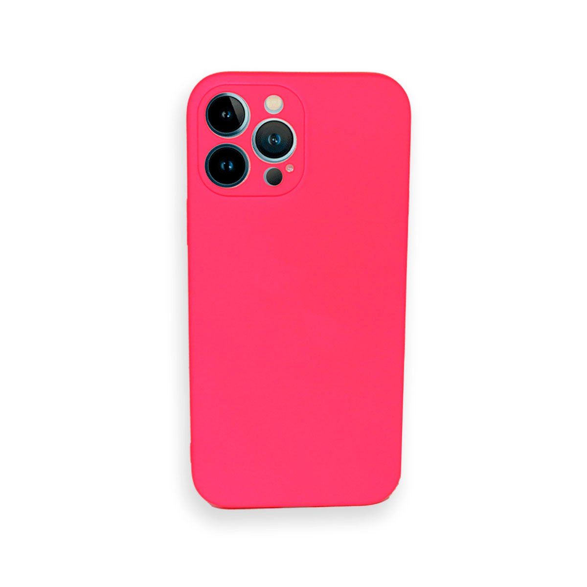 JOIGO - Carcasa Lamina Vidrio Para iPhone 14 Pro Max Fucsia