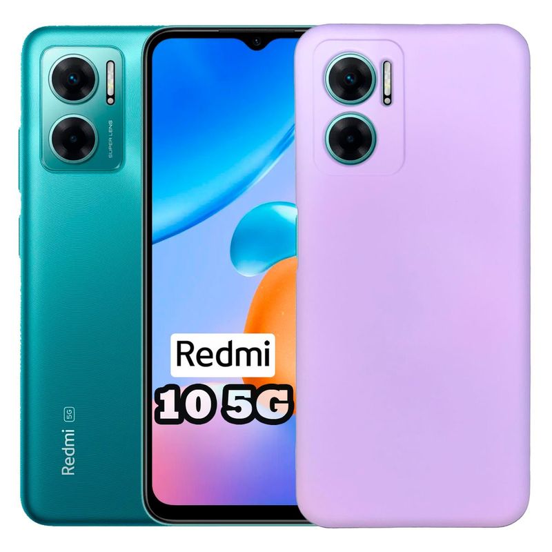 JOIGO - Carcasa Para Xiaomi Redmi 10 5G 2022 Lila