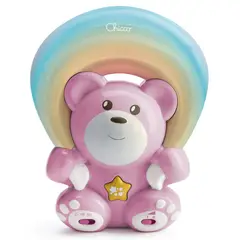 CHICCO - Proyector Osito Arcoiris de Chicco, rosado