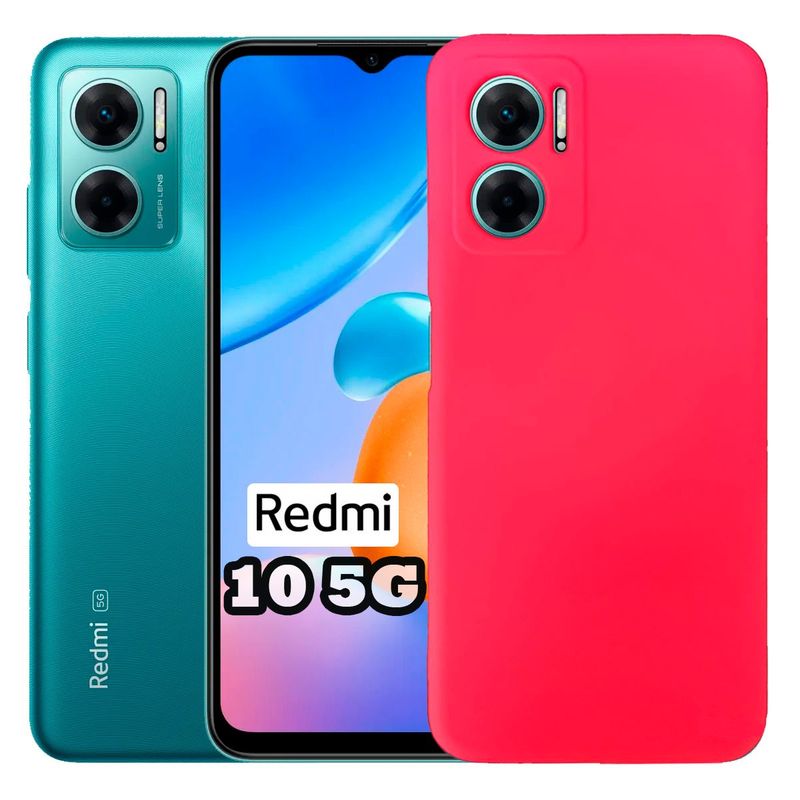 JOIGO - Carcasa Para Xiaomi Redmi 10 5G 2022 Fucsia